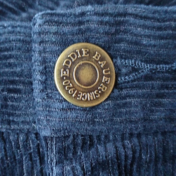 Eddie Bauer black corduroy midi skirt size 8 - Picture 8 of 12